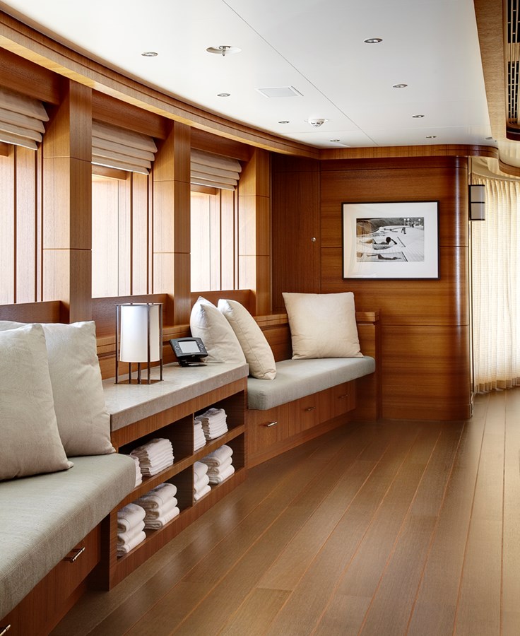 man of steel yacht interior